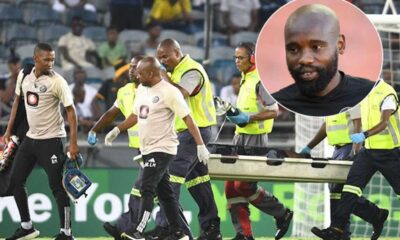 Orlando Pirates Midfielder Makhaula Collapses During Nedbank Cup Match