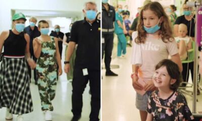 Pink Spreads Joy At Melbourne Hospital With Daughter Willow