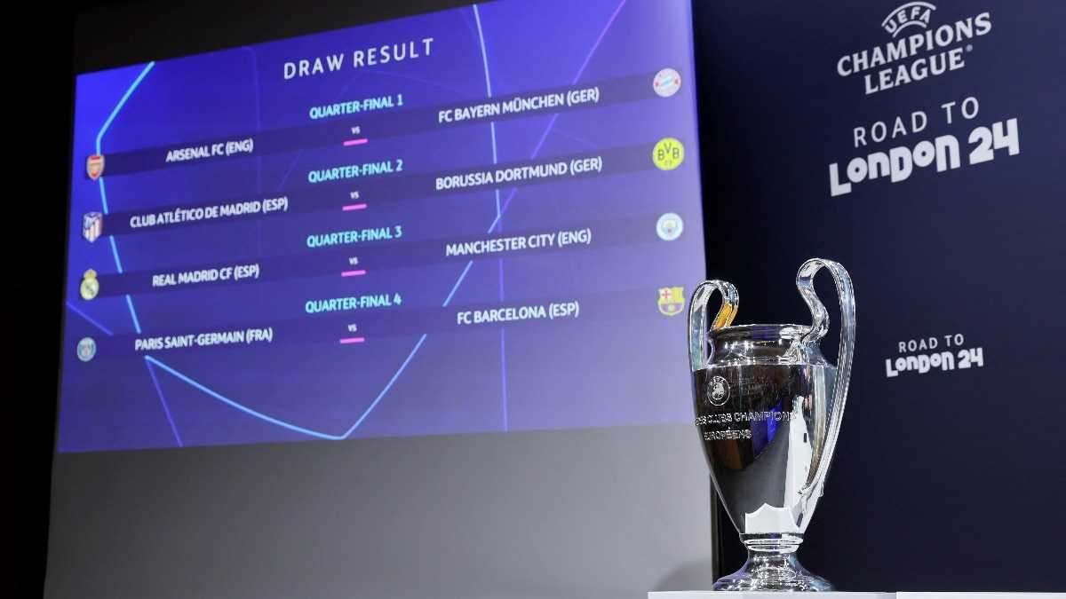 Real Madrid To Face Manchester City In Uefa Champions League Quarter Finals