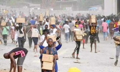 Residents In Fct Loot Nema Warehouse Over Economic Hardship