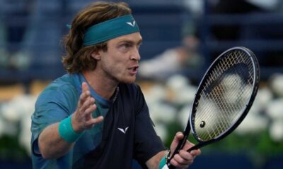 Russian Tennis Player Andrey Rublev Disqualified In Dubai Atp Tournament For Misconduct