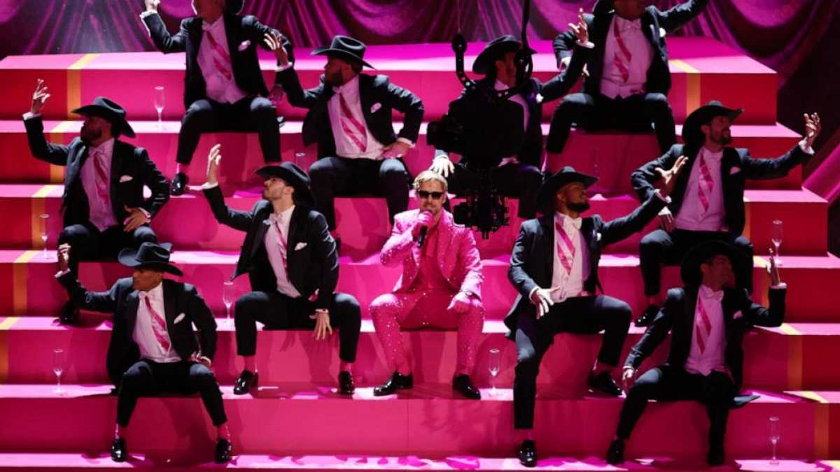 Ryan Gosling Performs 'i'm Just Ken' At Oscars With Star Studded Cast And Slash