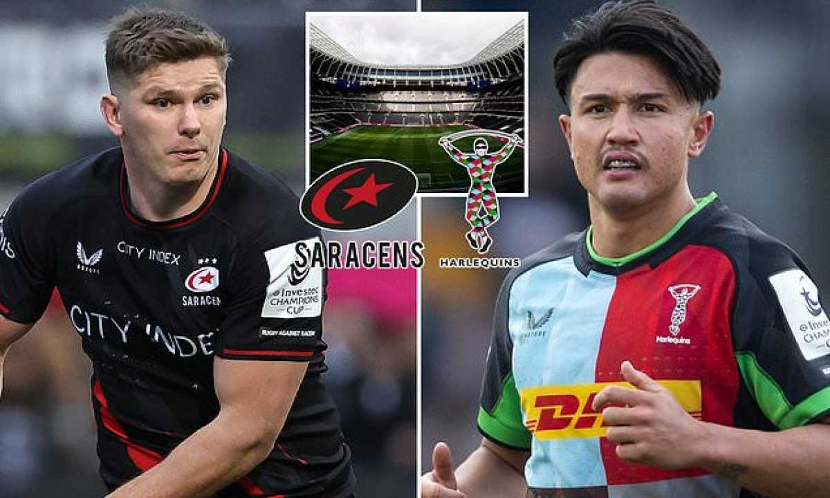 Saracens Dominate Harlequins In Premiership Clash At Tottenham Hotspur Stadium