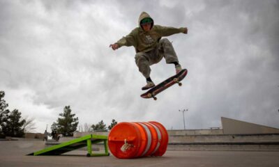 Skateboarders Celebrate St. Patrick's Day At Albuquerque Skate Park