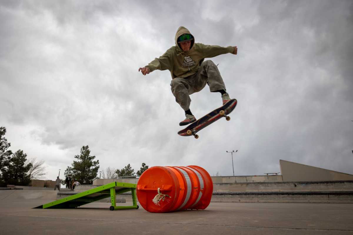 Skateboarders Celebrate St. Patrick's Day At Albuquerque Skate Park