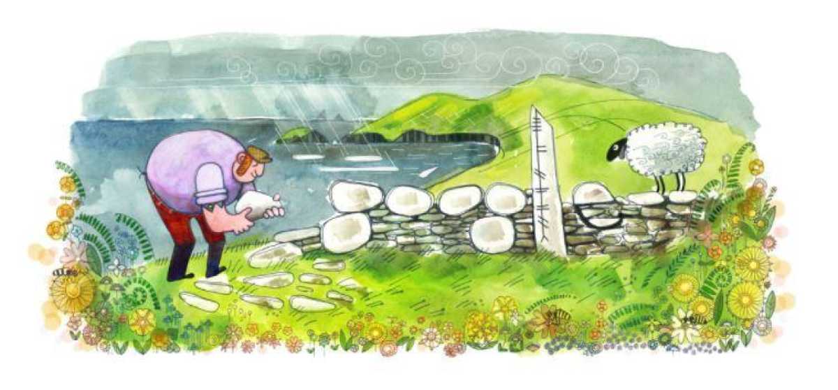 St Patrick's Day Celebrated With Google Doodle Illustration Of Ireland