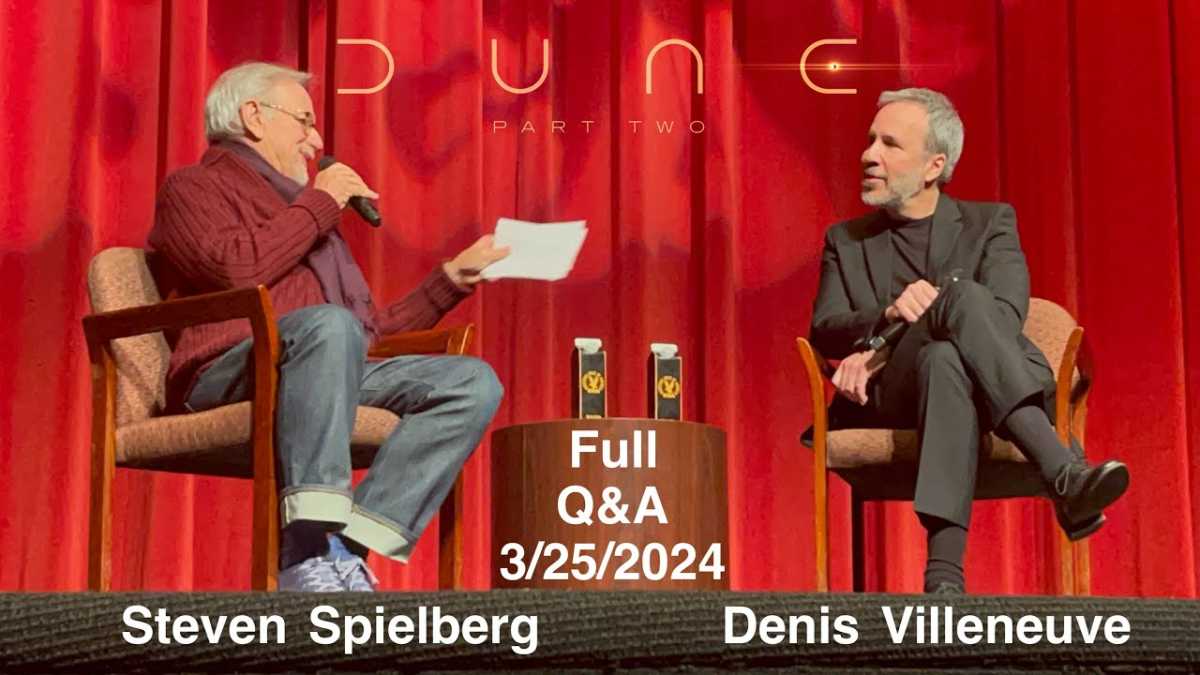 Steven Spielberg Raves About 'dune: Part Two' In Conversation With Denis Villeneuve