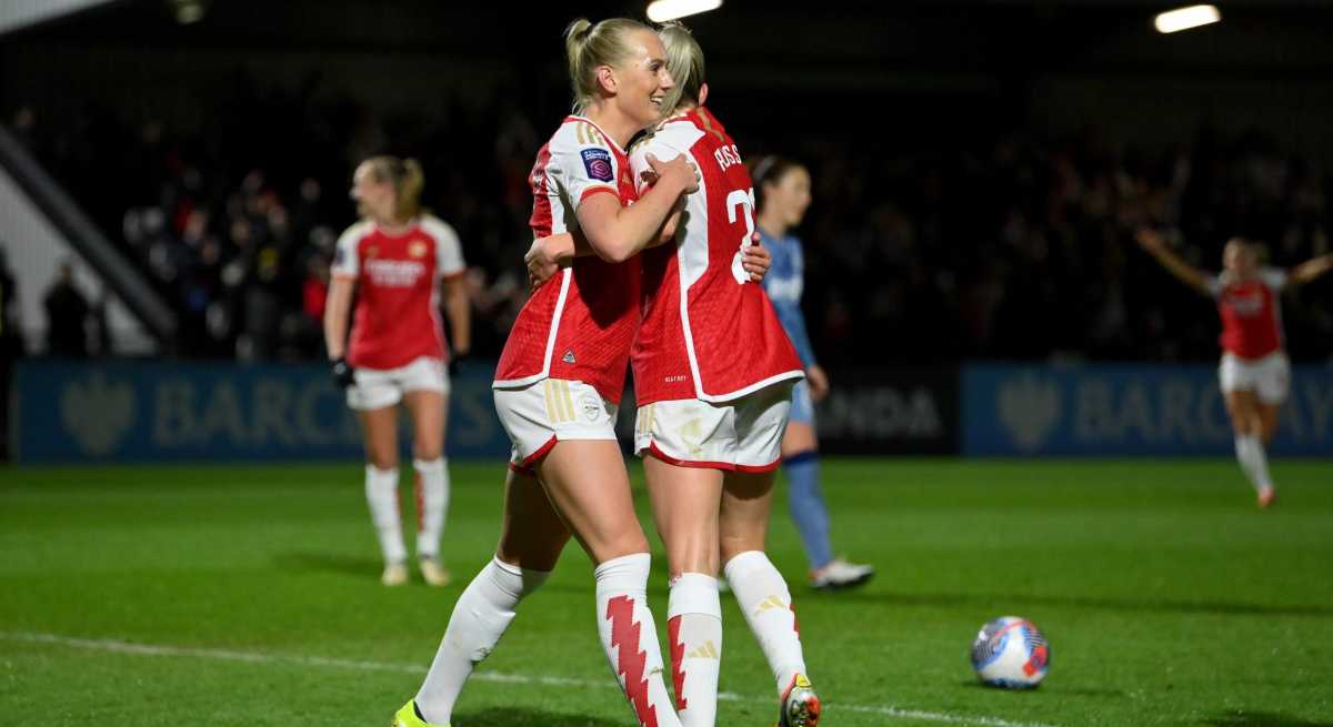 Stina Blackstenius Leads Arsenal Women To League Cup Final With Dominant Win Over Aston Villa