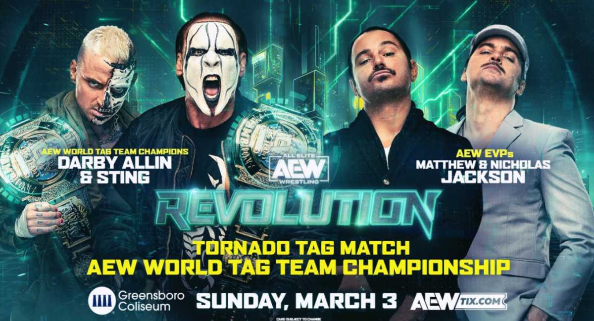 Sting's Farewell Match Headlines Aew Revolution In Greensboro