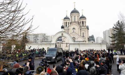 Thousands Gather To Bid Farewell To Alexei Navalny In Unprecedented Memorial Service