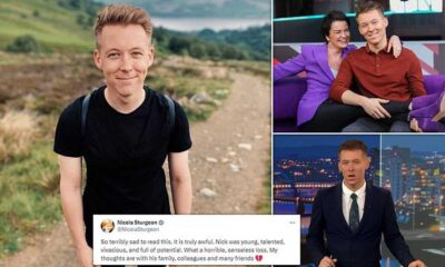 Tributes Pour In For Bbc Scotland Presenter Nick Sheridan Following His Tragic Death At 32