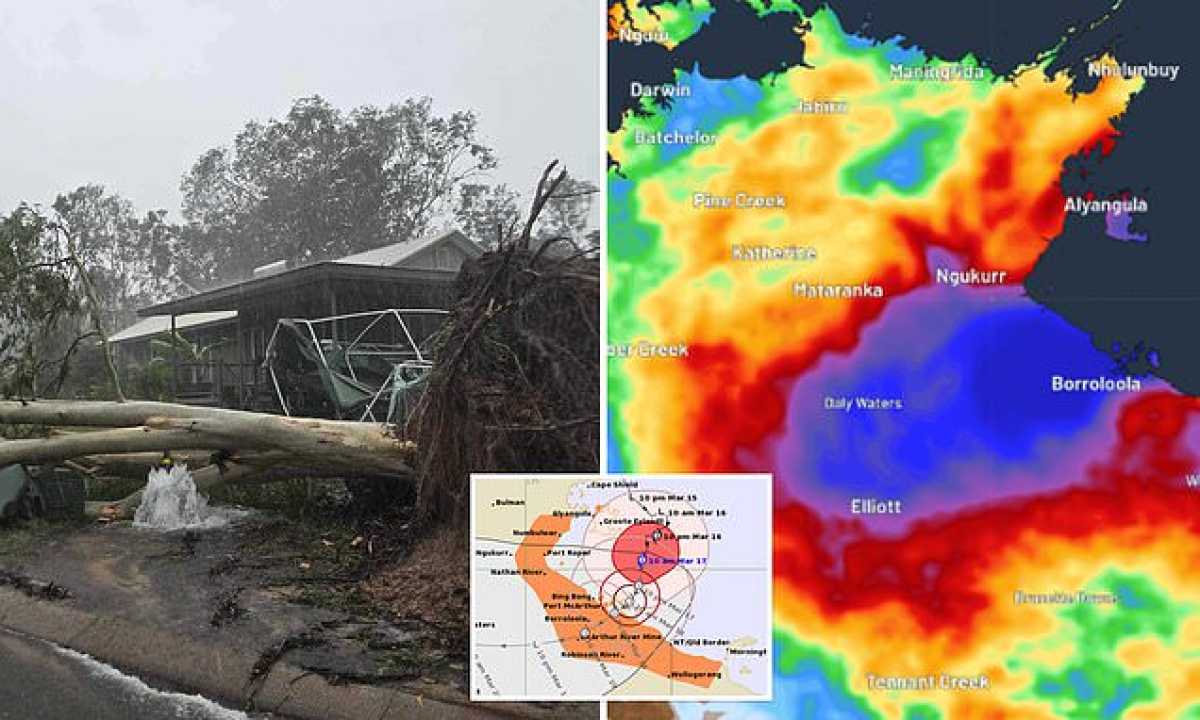 Tropical Cyclone Megan Strengthens To Category 3, Causes Havoc Along Northern Territory Coast