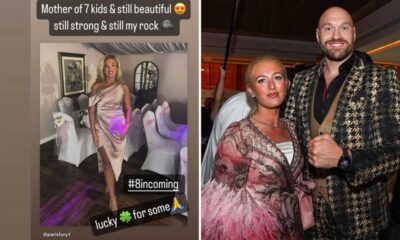 Tyson Fury Teases Paris Fury's Possible Eighth Pregnancy With Glamorous Party Snap