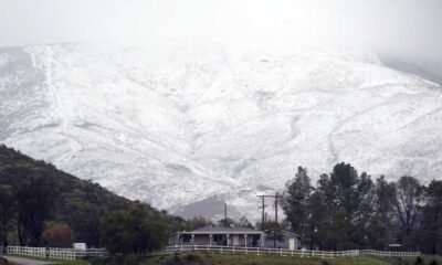 Winter Storm Blankets California's Sierra Nevada Mountains With Heavy Snowfall