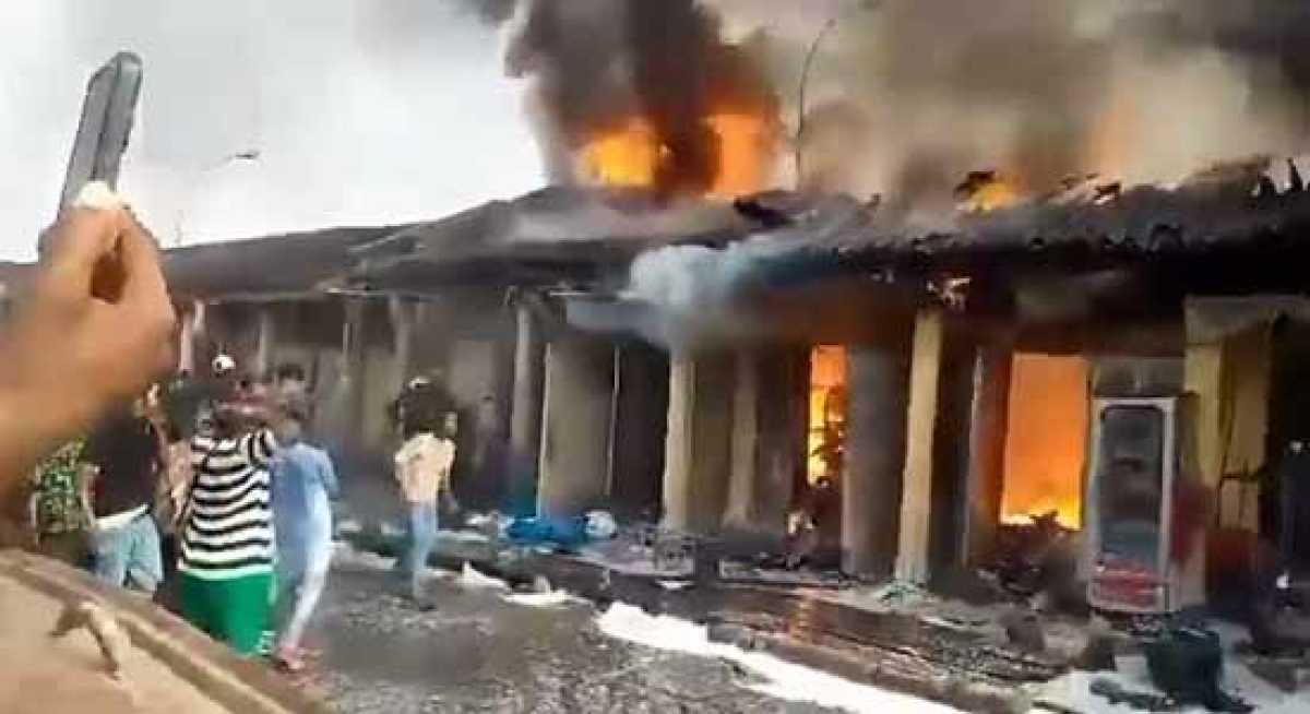 Wuse Market In Abuja Closed Down Following Riot And Fire Outbreak