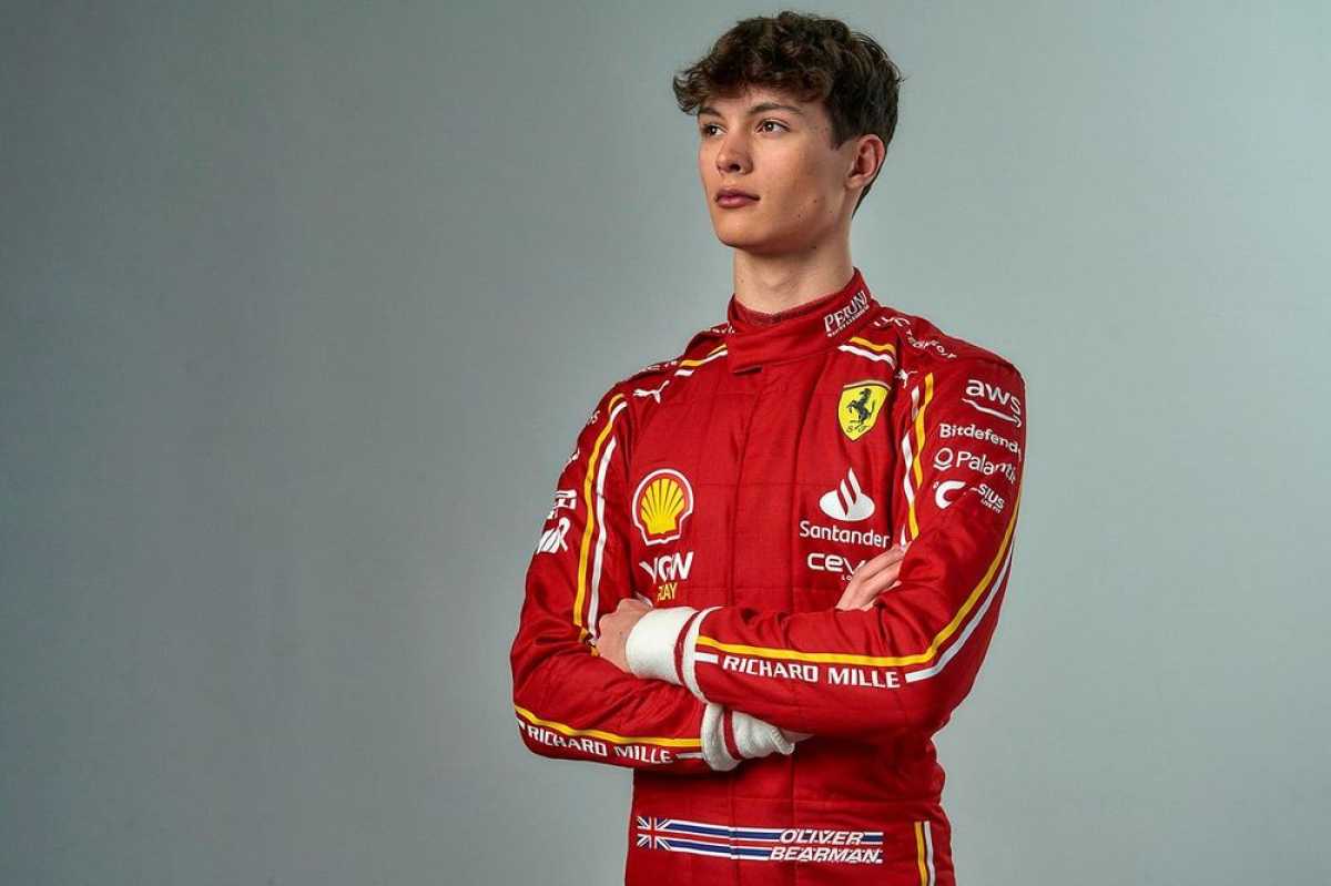 Young British Driver Oliver Bearman To Make F1 Debut In Place Of Sainz At Saudi Arabian Grand Prix