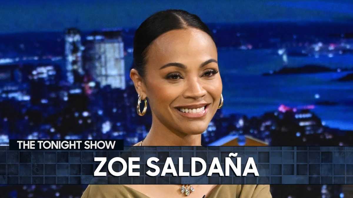 Zoë Saldaña Talks 'avatar 3' On 'the Tonight Show Starring Jimmy Fallon'