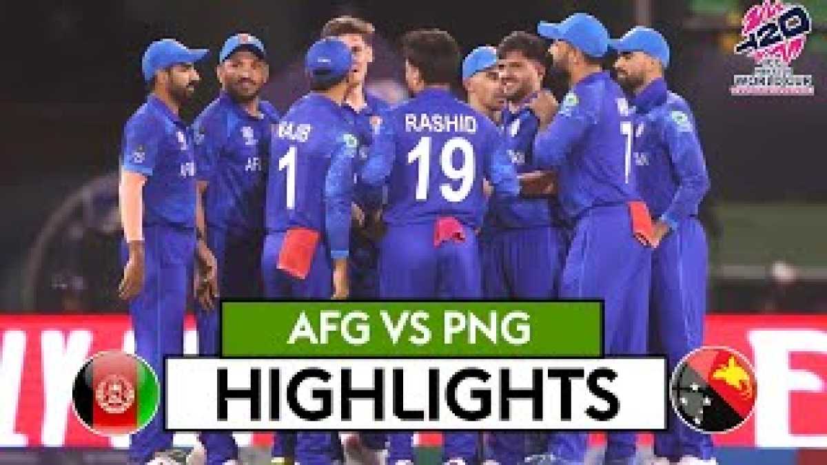 Afghanistan Dominates Papua New Guinea In T20 World Cup Encounter