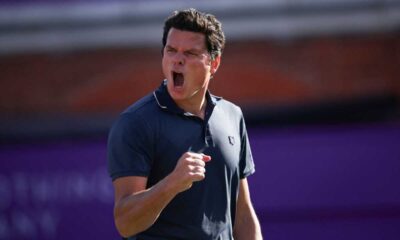 Canadian Milos Raonic Makes History With Record Aces At Queen's Club Championships