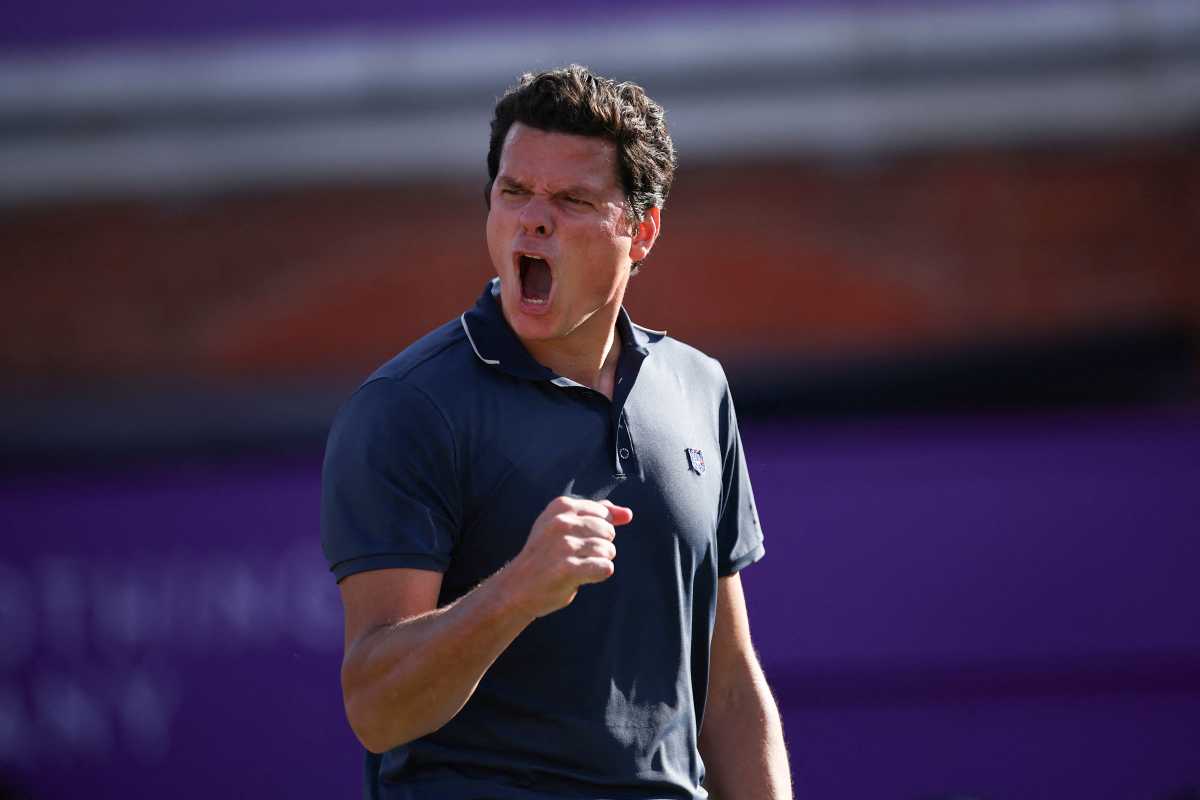 Canadian Milos Raonic Makes History With Record Aces At Queen's Club Championships