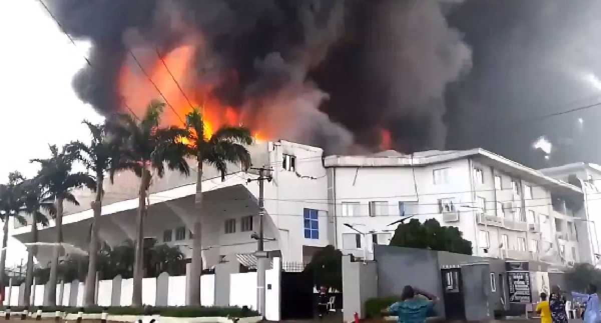 Christ Embassy Fire Incident: Pastor Chris Oyakhilome Reassures Congregation Of Rebuilding Plans