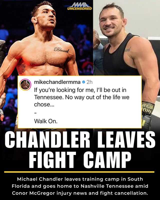 Conor Mcgregor Vs Michael Chandler Fight Status Uncertain As Training Camps In Disarray