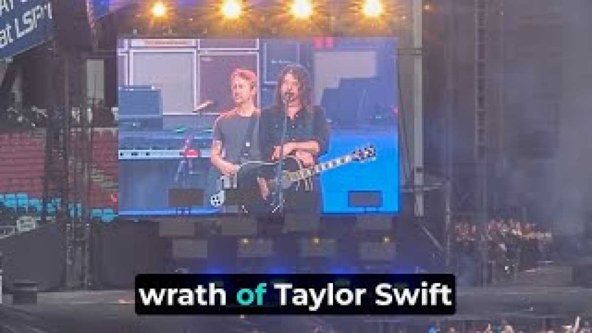 Dave Grohl Mocks Taylor Swift's Tour At Concert In London