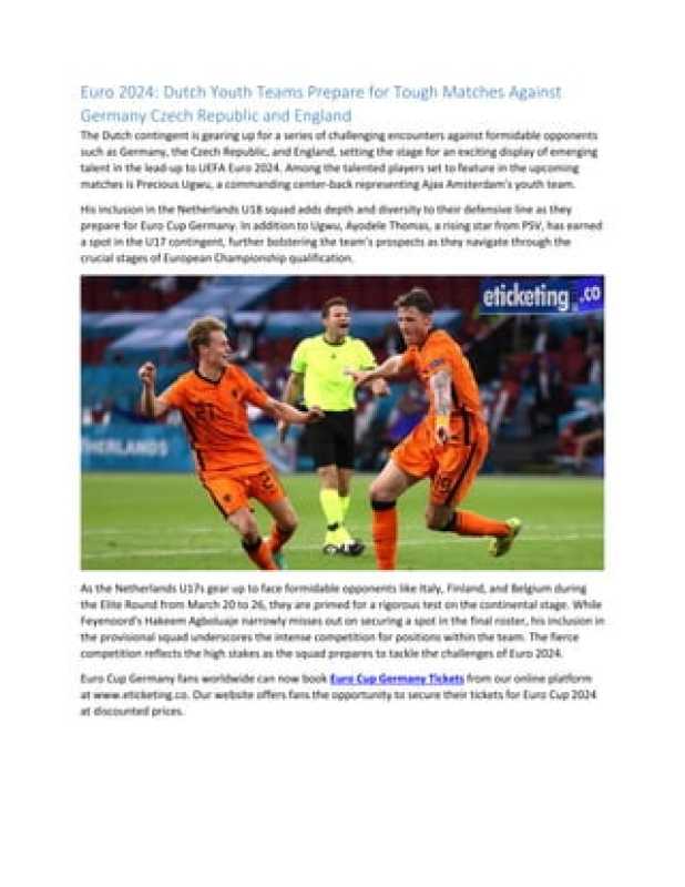 Dutch National Team Faces Challenges Ahead Of World Cup Qualifiers