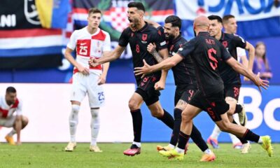 England And Denmark Fans Meet For Thrilling Pitch Encounter