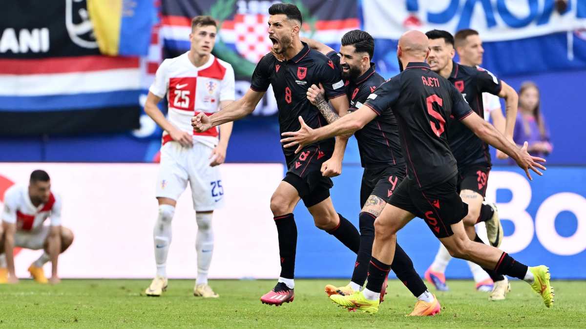 England And Denmark Fans Meet For Thrilling Pitch Encounter