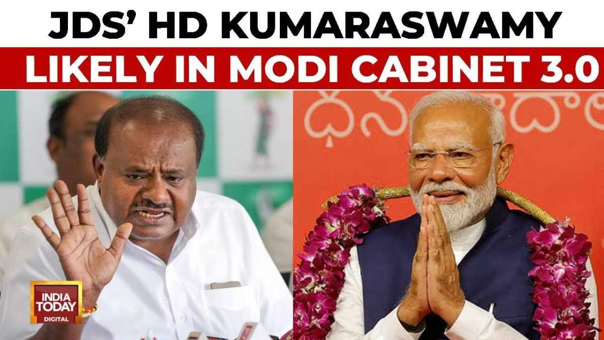 H D Kumaraswamy Takes Oath As Union Minister In Modi Government 3.0