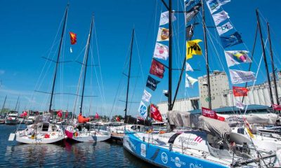 Historic Departure Of The 10th Transat Quebec Saint Malo Amidst Stormy Weather