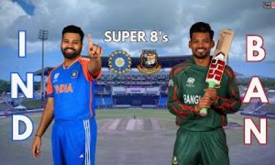 India Vs Bangladesh T20 World Cup Super 8: India Sets A Target Of 197 Runs For Bangladesh