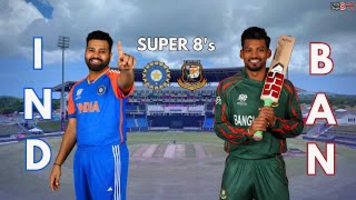 India Vs Bangladesh T20 World Cup Super 8: India Sets A Target Of 197 Runs For Bangladesh