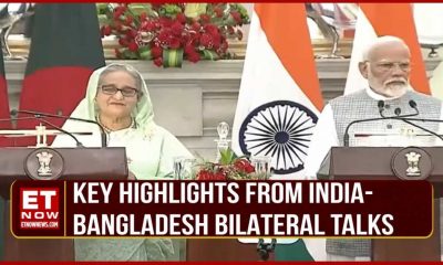 India Bangladesh Strengthen Bilateral Ties In Defence And Connectivity: Pm Modi And Sheikh Hasina Hold Talk