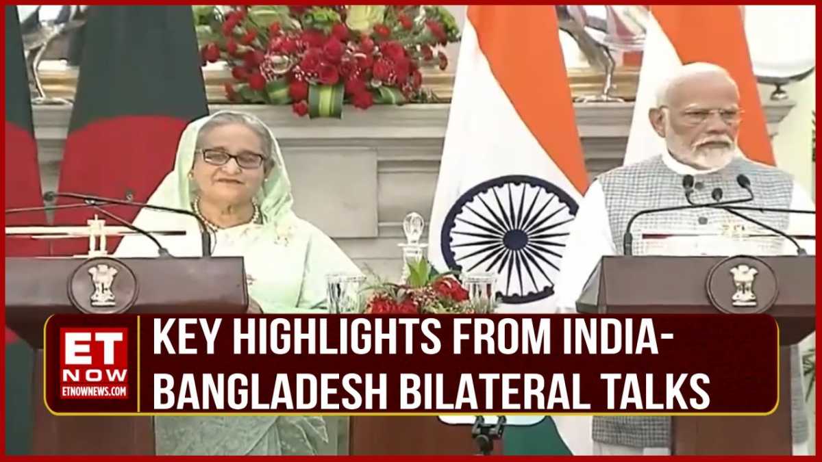 India Bangladesh Strengthen Bilateral Ties In Defence And Connectivity: Pm Modi And Sheikh Hasina Hold Talk