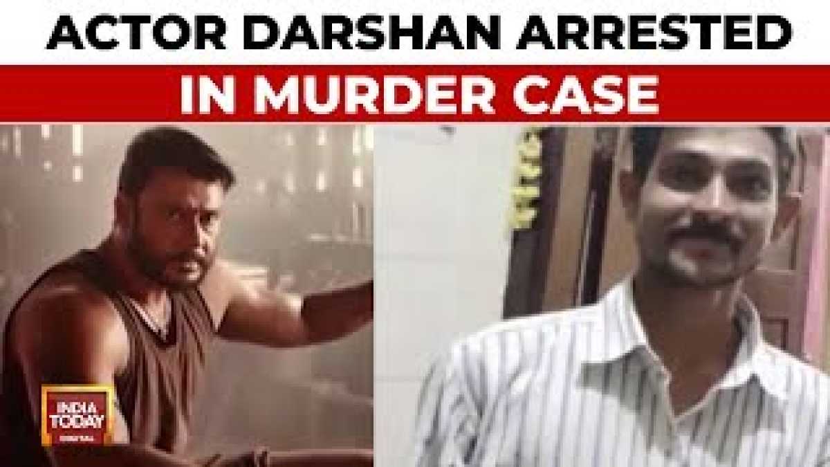 Kannada Actor Darshan Thoogudeepa Detained In Connection With Murder Case