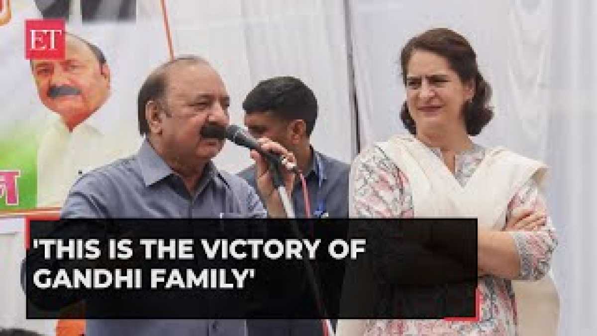 Kishori Lal Sharma Emerges Victorious In Amethi, Ends Bjp's Winning Streak