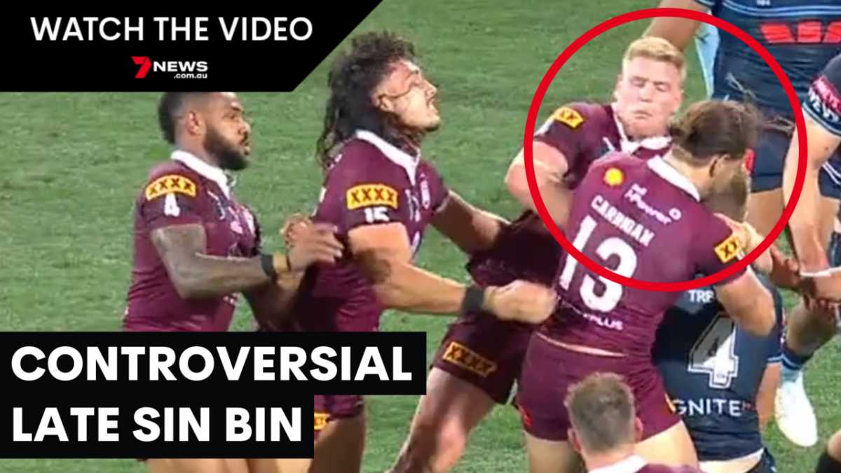 Liam Martin's Controversial Tackle Escapes Sin Bin In State Of Origin Clash