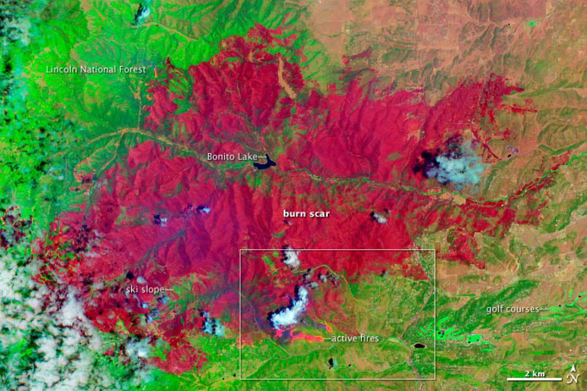 Massive Wildfire Prompts Evacuation Of Ruidoso, New Mexico