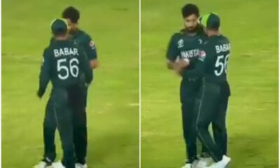 Pakistan Captain Babar Azam Reacts Furiously Towards Haris Rauf's Bowling In T20 World Cup Match