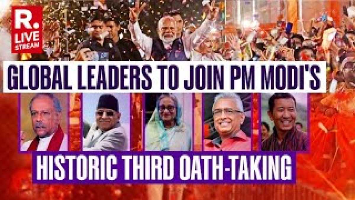 Pm Modi Sworn In For Historic Third Term, Global Leaders Attend Ceremony