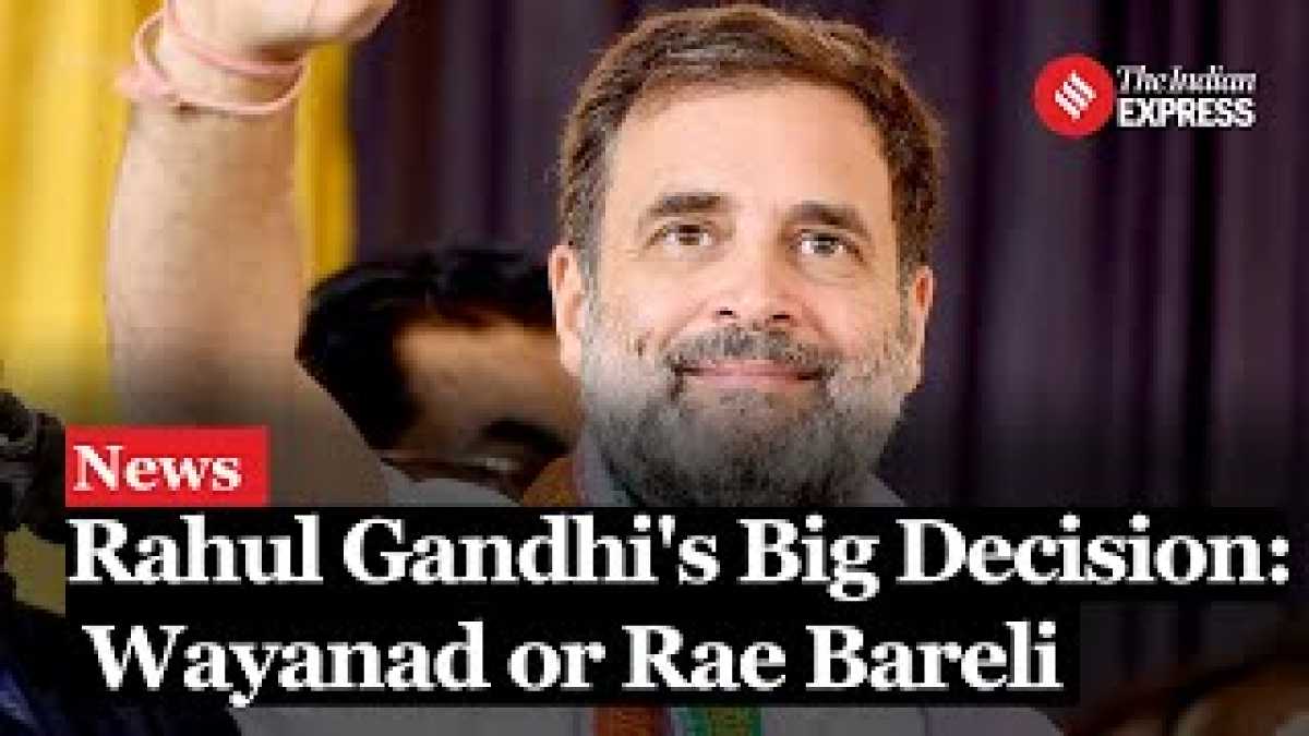 Rahul Gandhi To Focus On Raebareli Over Wayanad: A Strategic Move By Congress