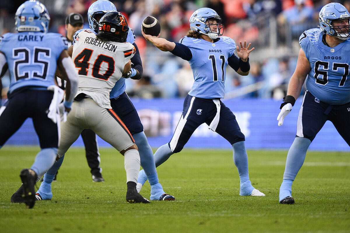 Toronto Argonauts Secure Victory In Cfl Season Opener Against B.c. Lions