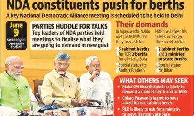 Two Telugu Desam Party Mps Set To Join Nda Government As Union Ministers