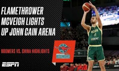 Jack Mcveigh Shines As Boomers Defeat China In Olympic Warm Up