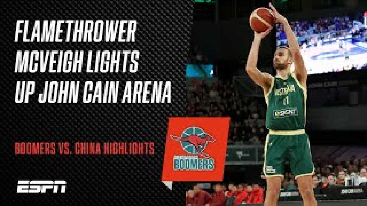 Jack Mcveigh Shines As Boomers Defeat China In Olympic Warm Up