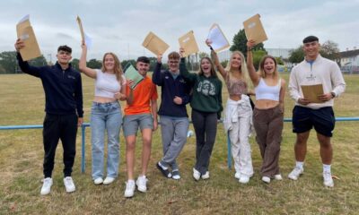 A Level Results Day Celebrations In Gloucestershire