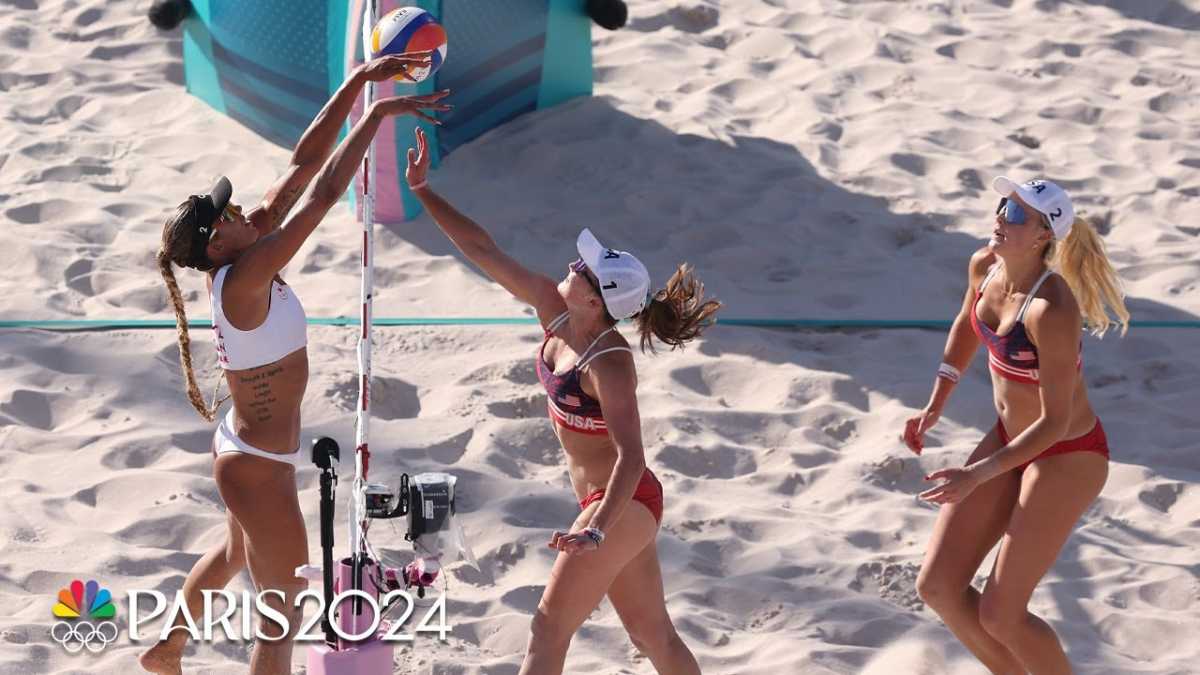 American Beach Volleyball Team Upset In Paris Quarterfinals