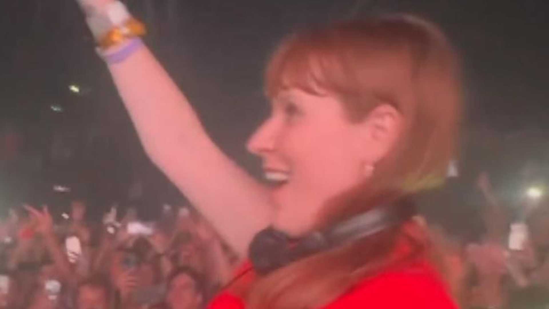 Angela Rayner Ibiza Dancing